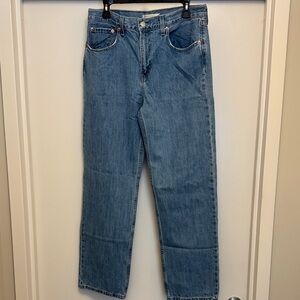 Levi's Light Blue Low Pro Straight Jeans